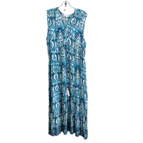 Dress Casual Maxi By Cmc In Blue, Size: Xl