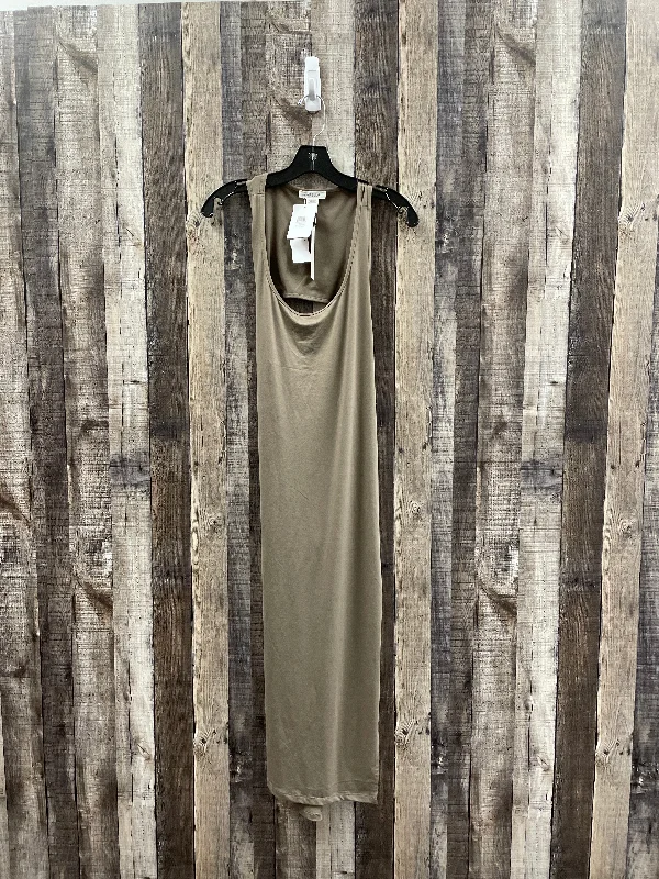 Dress Casual Maxi By Cme In Tan, Size: 3x