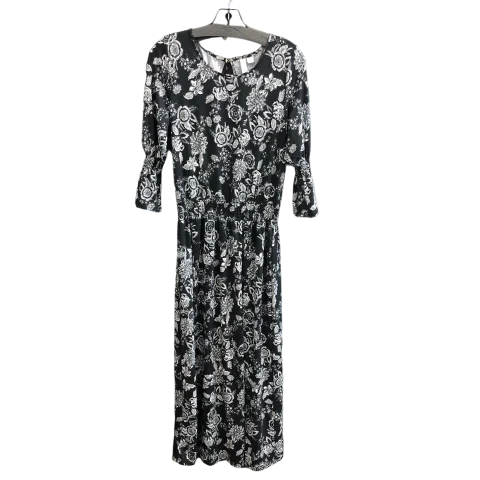 Dress Casual Maxi By Tacera In Black & White, Size: S