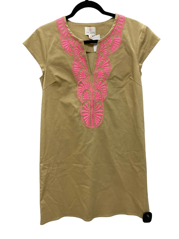 Dress Casual Midi By Julie Brown In Tan, Size: S