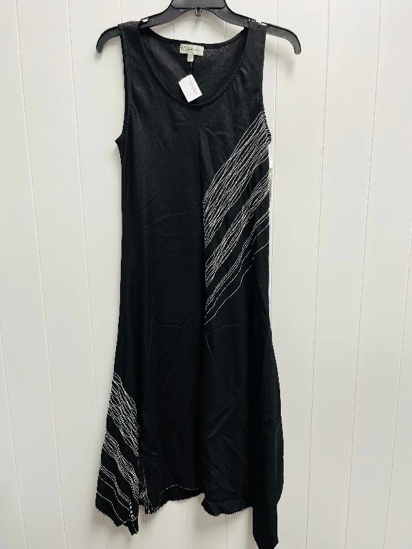 Dress Casual Midi By Neiman Marcus In Black, Size: S