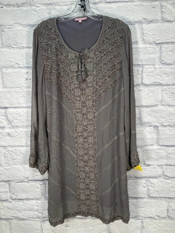 Dress Designer By Calypso St Barth In Grey, Size: M