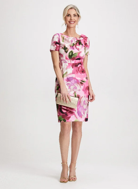 Floral Print Sheath Dress