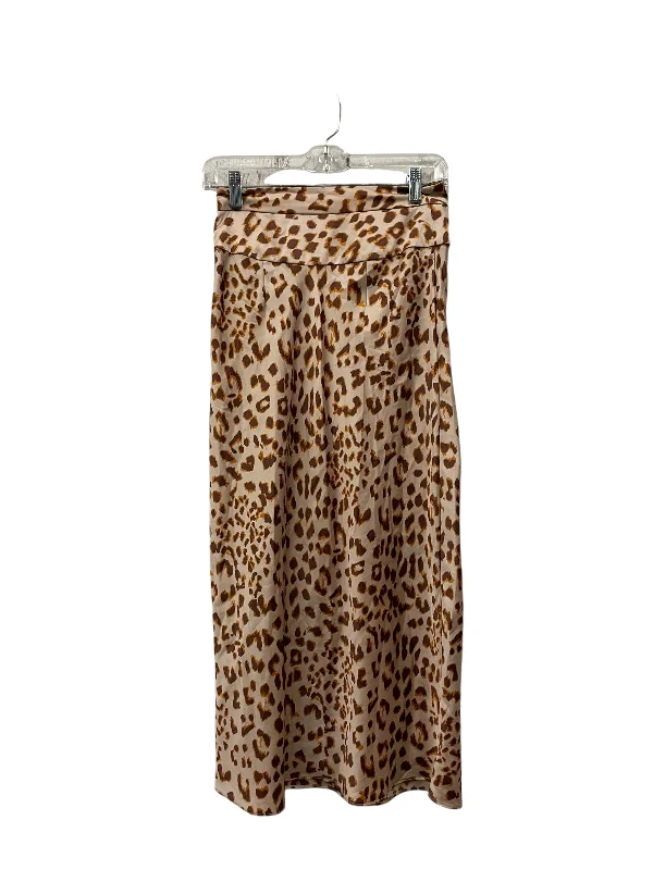 Skirt Maxi By Free People In Animal Print, Size: 0