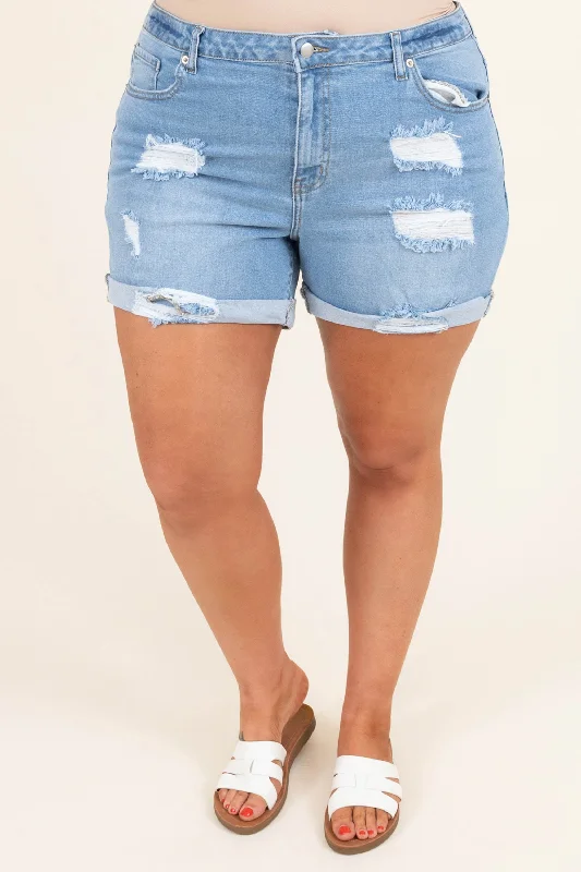 Favorite Remix Shorts, Light Blue