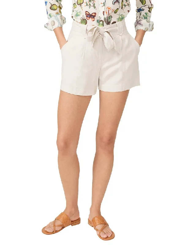 J.McLaughlin Solid Abbie Linen-Blend Short