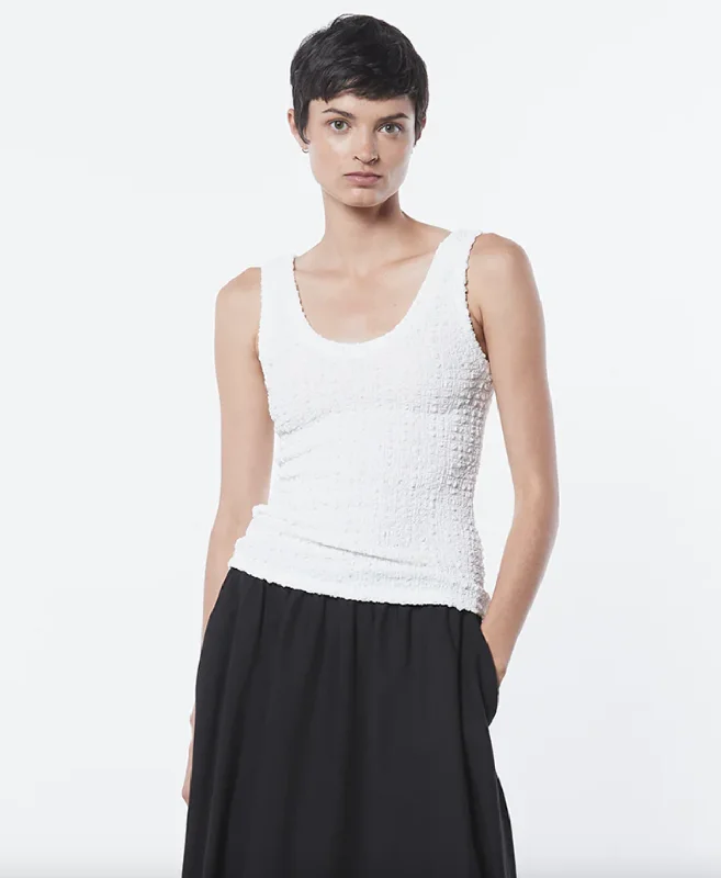 Puckered Tank - Undyed