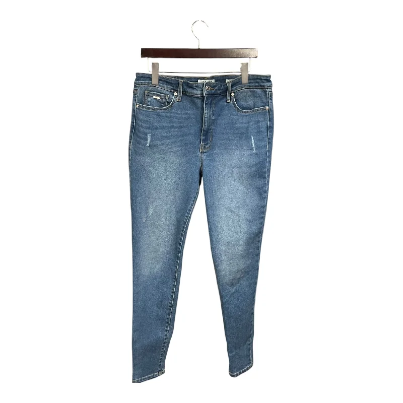 Jeans Skinny By Nine West Apparel In Blue Denim, Size: 12