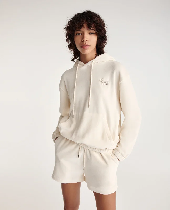 Sweatshirt With Eyelet Pouch Pocket